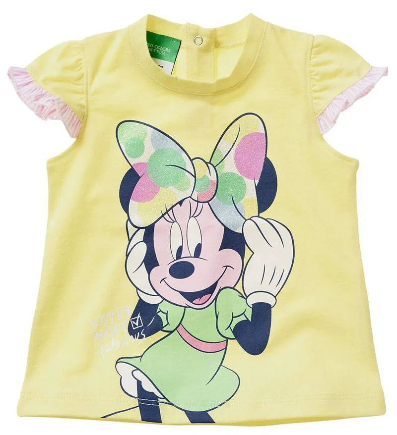TOP BENETTON CA MINNIE ΚΙΤΡΙΝΟ (68 CM)-(6-9 ΜΗΝΩΝ)