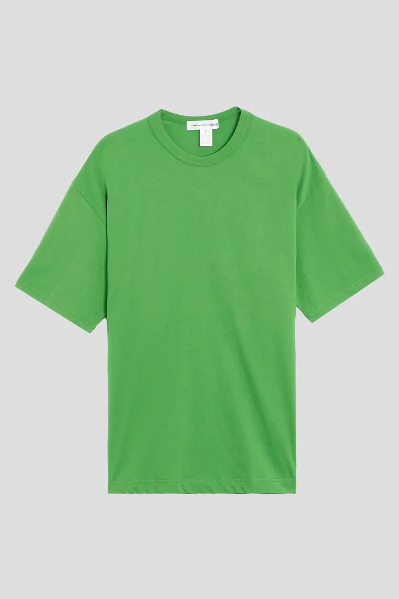 COMME DES GARÇONS SHIRT Ανδρικό Πράσινο Logo-Print Cotton T-Shirt
