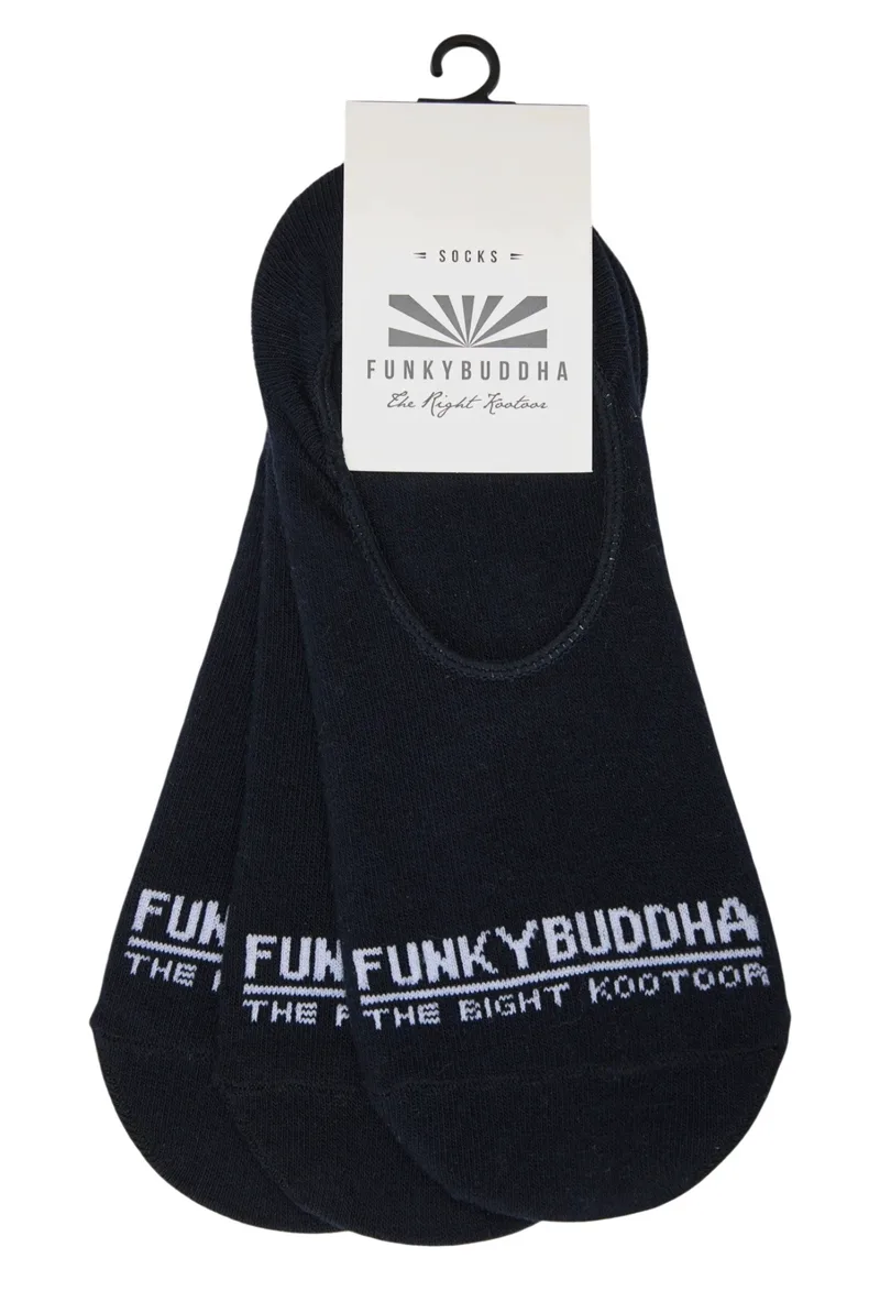 Κάλτσες Funky Buddha Σετ Με Τρία Ζεύγη FBM013-321-10-NAVY Ανδρικό