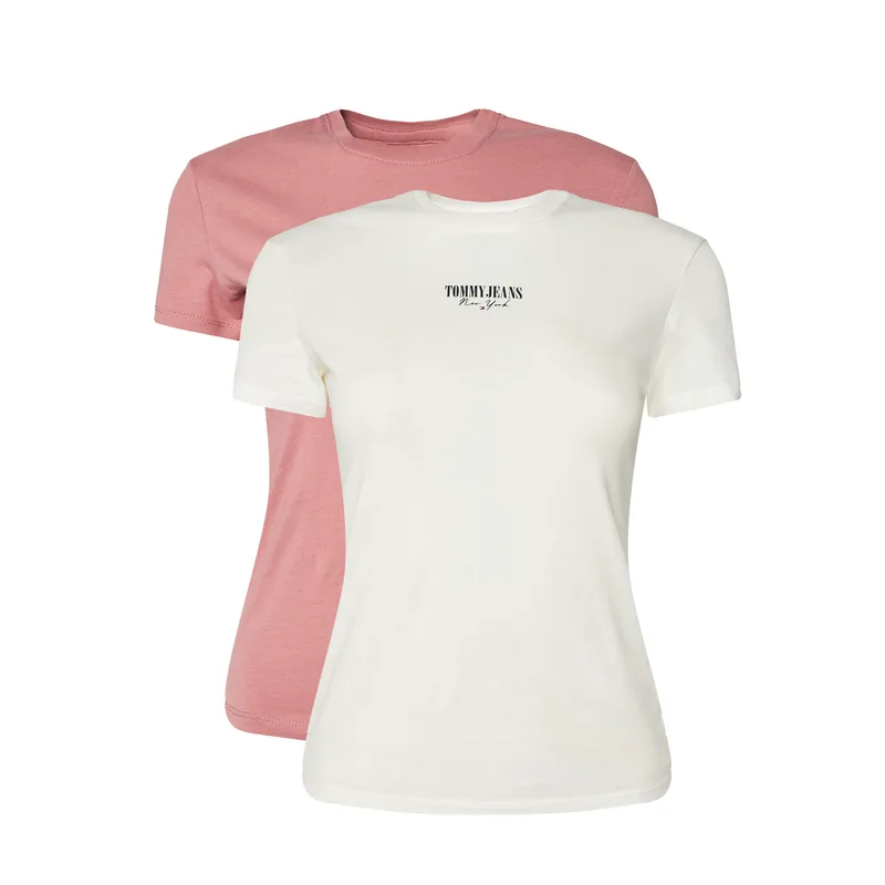 Tommy Jeans Σετ t-shirts Essential DW0DW21746 Έγχρωμο Regular Fit