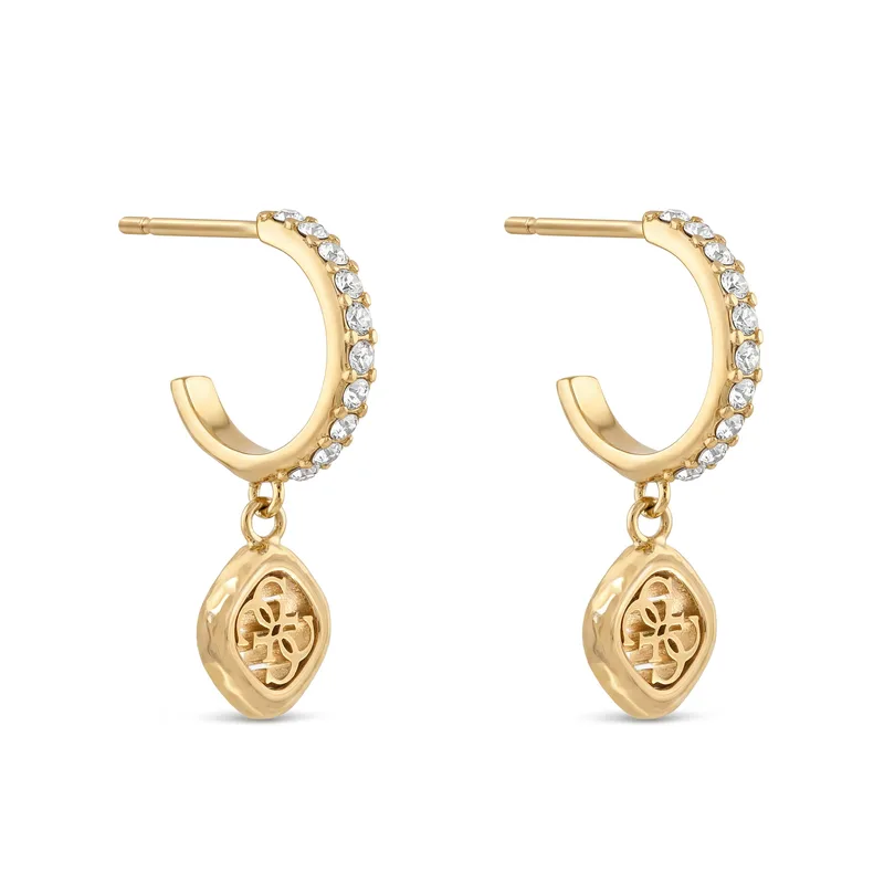 Σκουλαρίκια Guess JUBE06 151JW Χρυσό