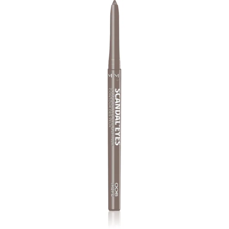 Rimmel Scandal'Eyes αυτόματο μολύβι για τα μάτια απόχρωση 006 Taupe 0.35 γρ