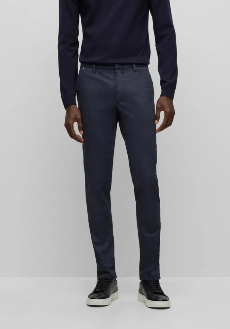 BOSS Υφασμάτινο Παντελόνι της σειράς Kaito1 - 50499630 404 Dark Blue