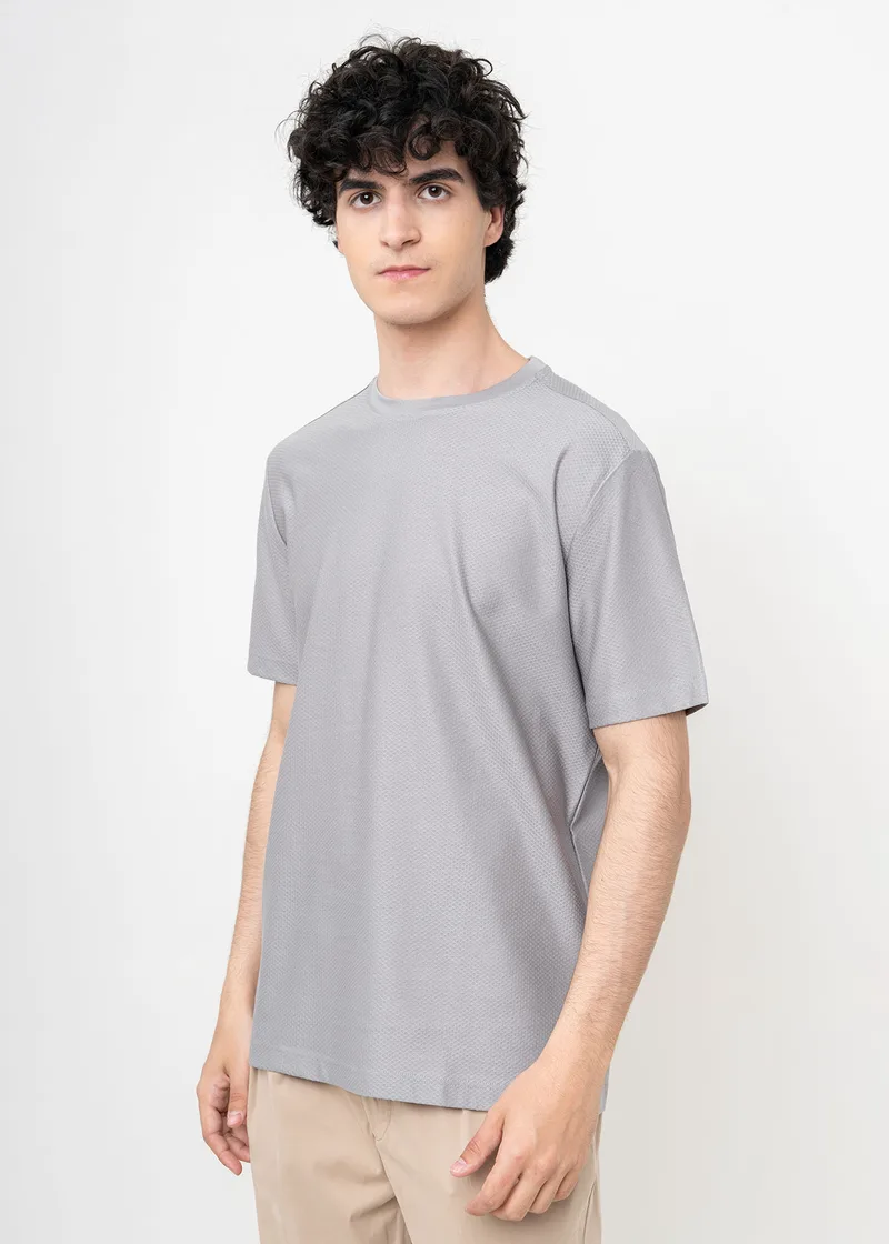 Nino Marini T Shirt της σειράς Micro - XININ82147 00028 Grey