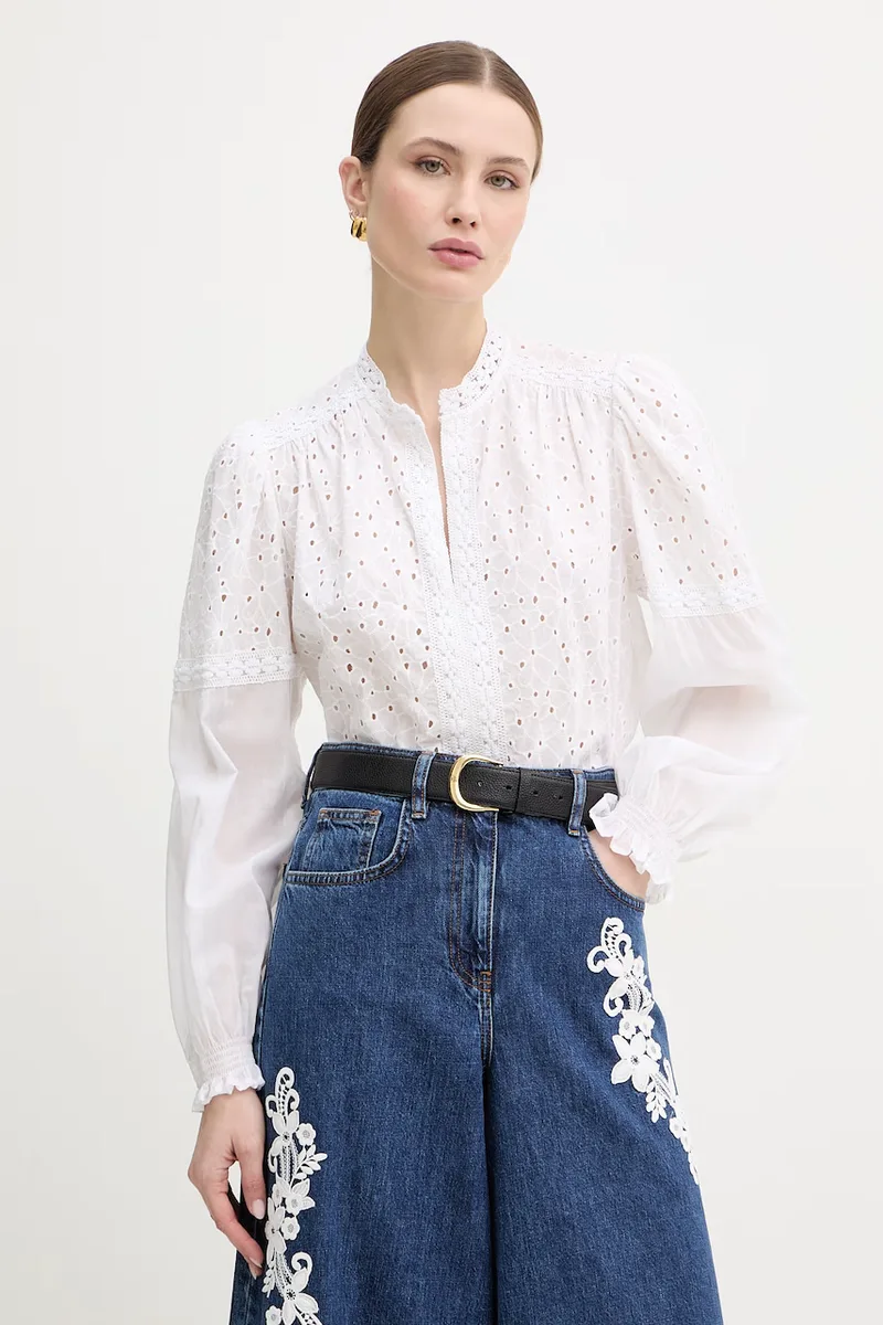 Twinset μπλούζα Γυναικεία βαμβακερή