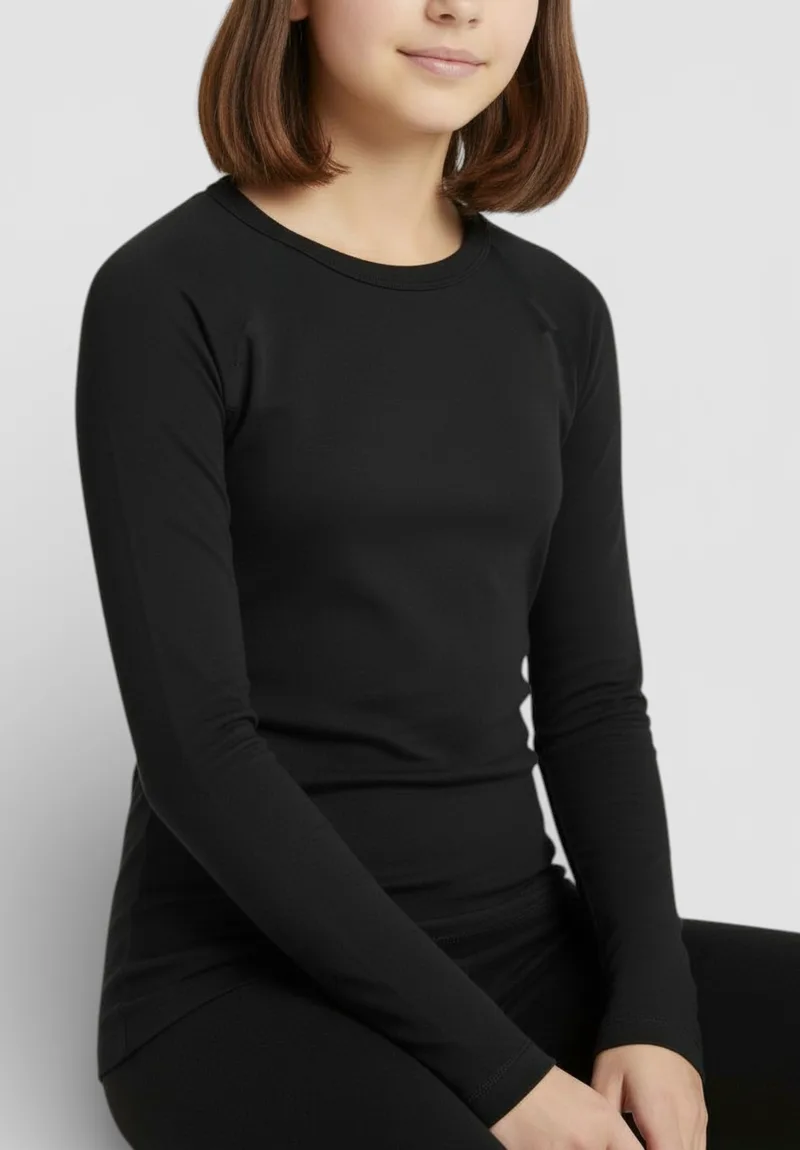 Μπλούζα παιδική ισοθερμική Unisex Thermal Kota KT2005-Μαύρο