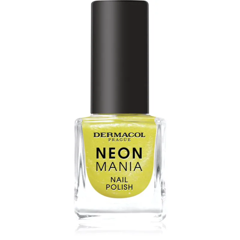 Dermacol Neon Mania βερνίκι νυχιών απόχρωση 4 Lemon pop 5 ml