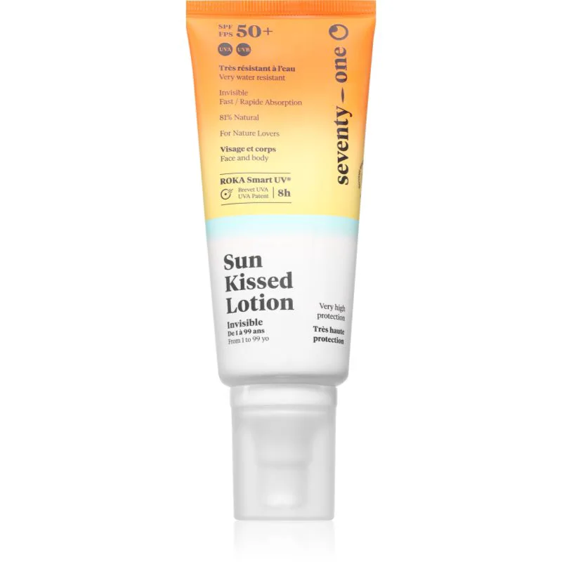 SeventyOne Sun Kissed Lotion SPF 50+ αντηλιακή κρέμα 100 ml