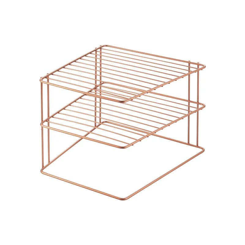 Ραφιέρα Γωνιακή Ροζ-Χρυσό Palio Polytherm Copper 25x25x19εκ. Metaltex 16-362402 - METALTEX - 16-362402