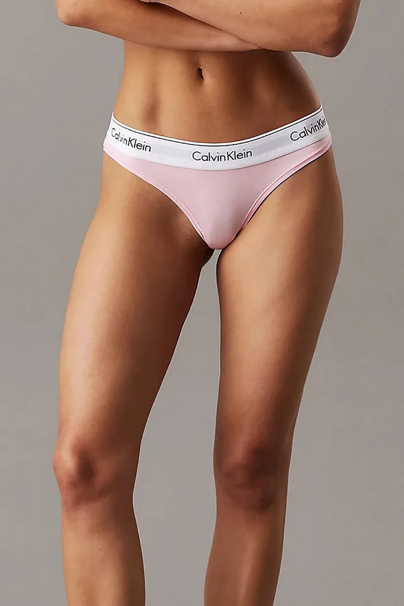 Calvin Klein γυναικείο εσώρουχο στρίνγκ Icon Cotton Modal-0000F3786E-SQL
