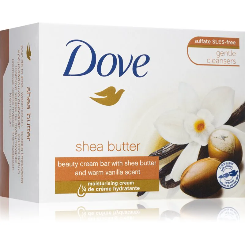 Dove Purely Pampering Shea Butter & Vanilla κρεμώδες δισκίο για πλύσιμο 90 γρ