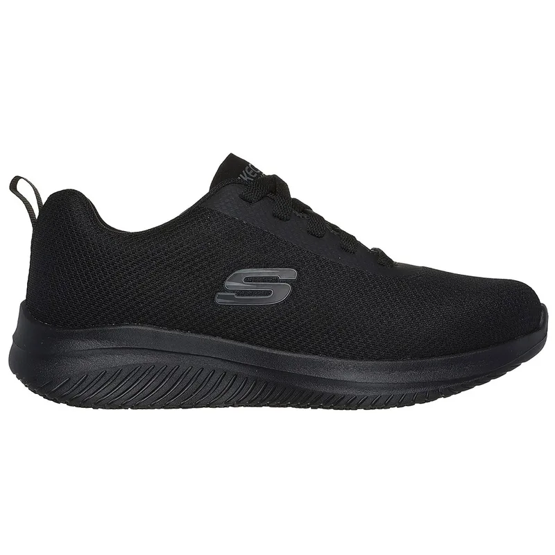 Skechers W Lace Up Mesh Athletic (108176-BLK)