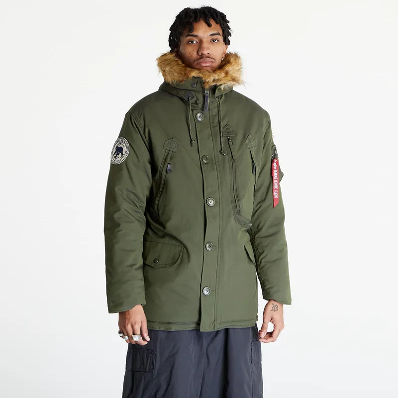 Μπουφάν Alpha Industries Polar Jacket Olive L