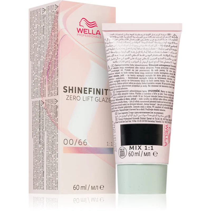 Wella Professionals Shinefinity Zero Lift Glaze ημιμόνιμη βαφή μαλλιών απόχρωση 00/66 - Violet Booster 60 ml