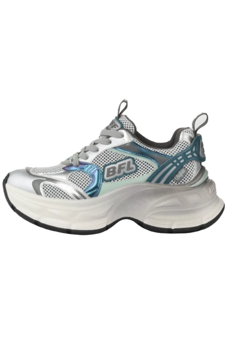 BUFFALO RIDR ONE Γυναικεία Sneakers Platform- Μπλε-1636634-SILVER