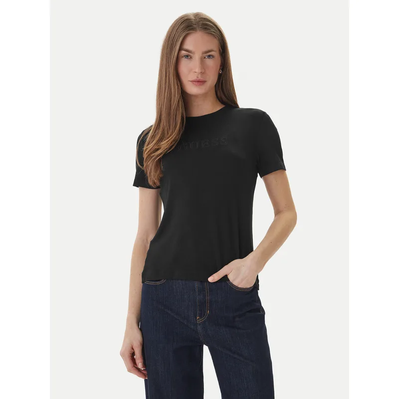 Guess T-Shirt O6GI00 KBF92 Μαύρο Regular Fit