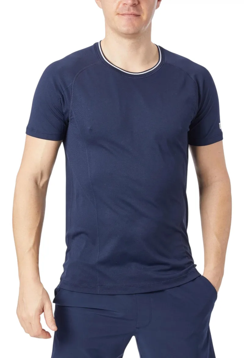 Μπλούζα Κοντομάνικη Wilson Team Seamless Crew Classic WM00282411DBC-00 Ανδρικό