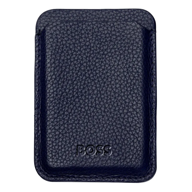BOSS Καρτοθήκη από δέρμα Blue HLJ416N