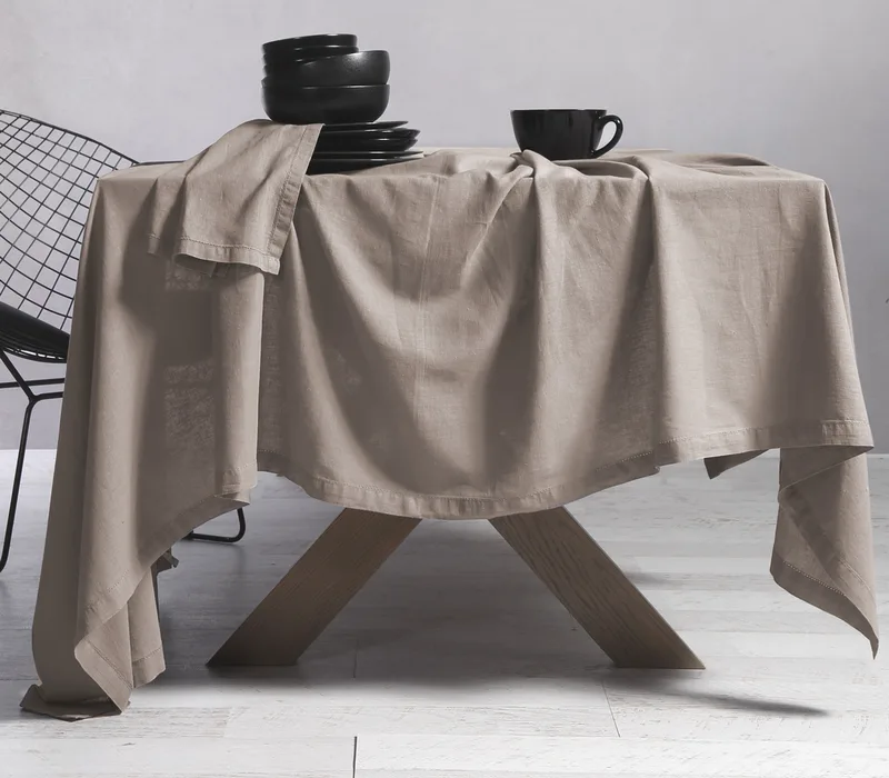 Τραπεζομάντηλο 150x300 Nef Nef Cotton-Linen Μπεζ (150x300)