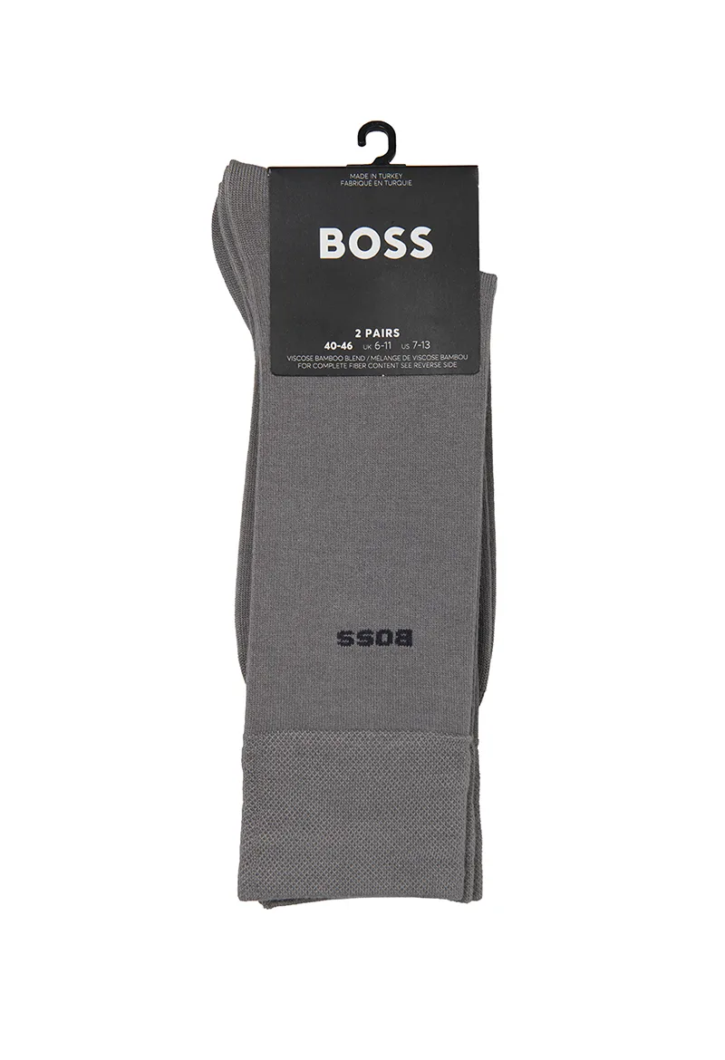 ΑΝΔΡΙΚΕΣ ΚΑΛΤΣΕΣ BOSS 2P RS BAMBOO ΑΝΟΙΧΤΟ ΓΚΡΙ