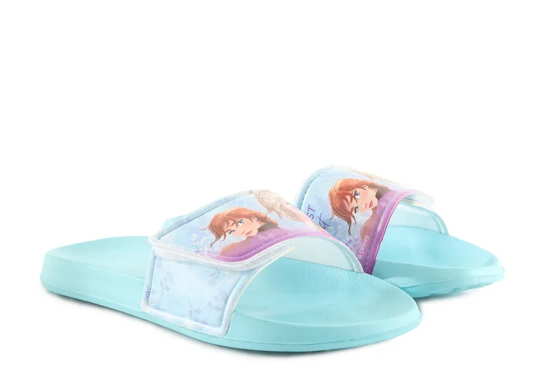 Slides Disney Με Velcro Elsa & Anna D4310262S-AQUA Κορίτσι