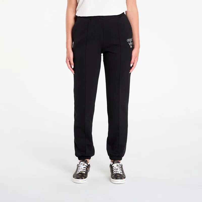 Φόρμα GUESS Roberta Cuff Long Pants Black M