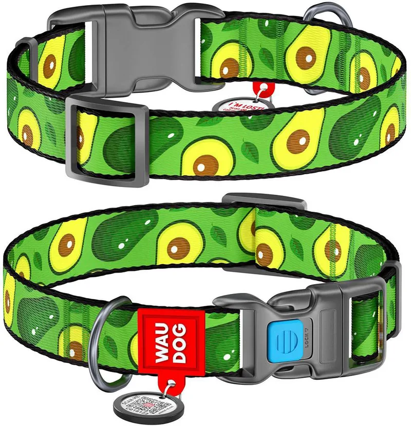 ΠΕΡΙΛΑΙΜΙΟ WAUDOG AVOCADO PLASTIC FASTEX (25MM / 31-49CM)