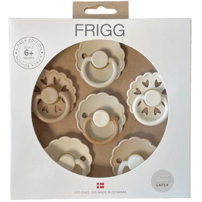 FRIGG 6 Pack Edition Size 2:6-18 months πιπίλα Cinnamon Charm 6 τμχ