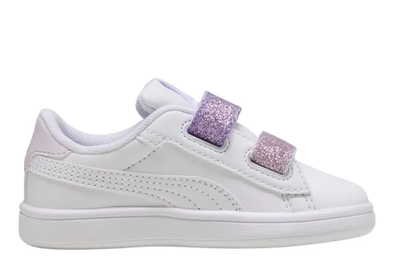 Sneaker Puma LOW Puma Smash 3.0 L Glitter Velcro 395610-06 Κορίτσι