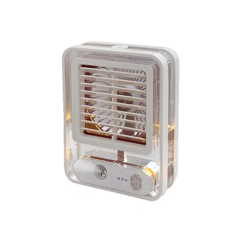 Mini Air Cooler, Ανεμιστήρας Υδρονέφωσης & Υγραντήρας 4.5W Μπαταρίας Άσπρο