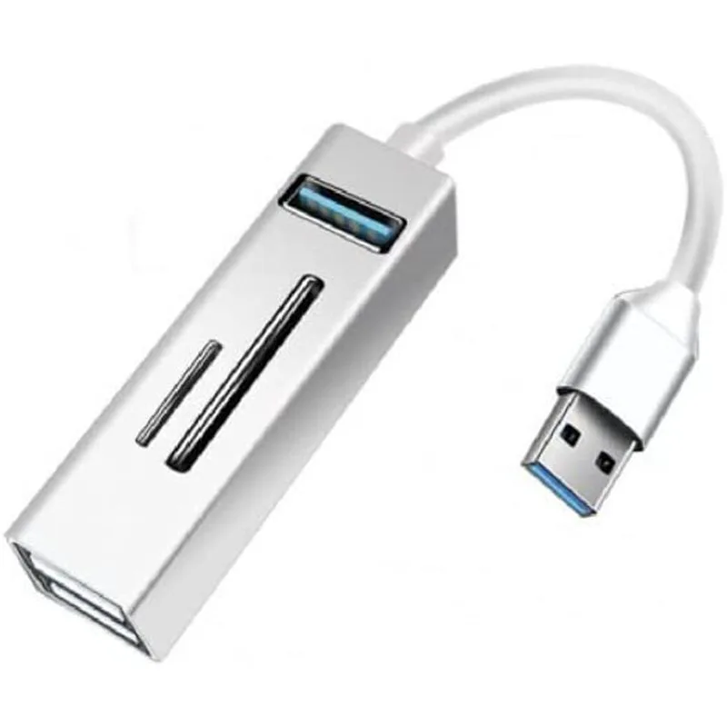 Andowl USB 3.0 Hub 3 Θυρών με σύνδεση USB-A Ασημί