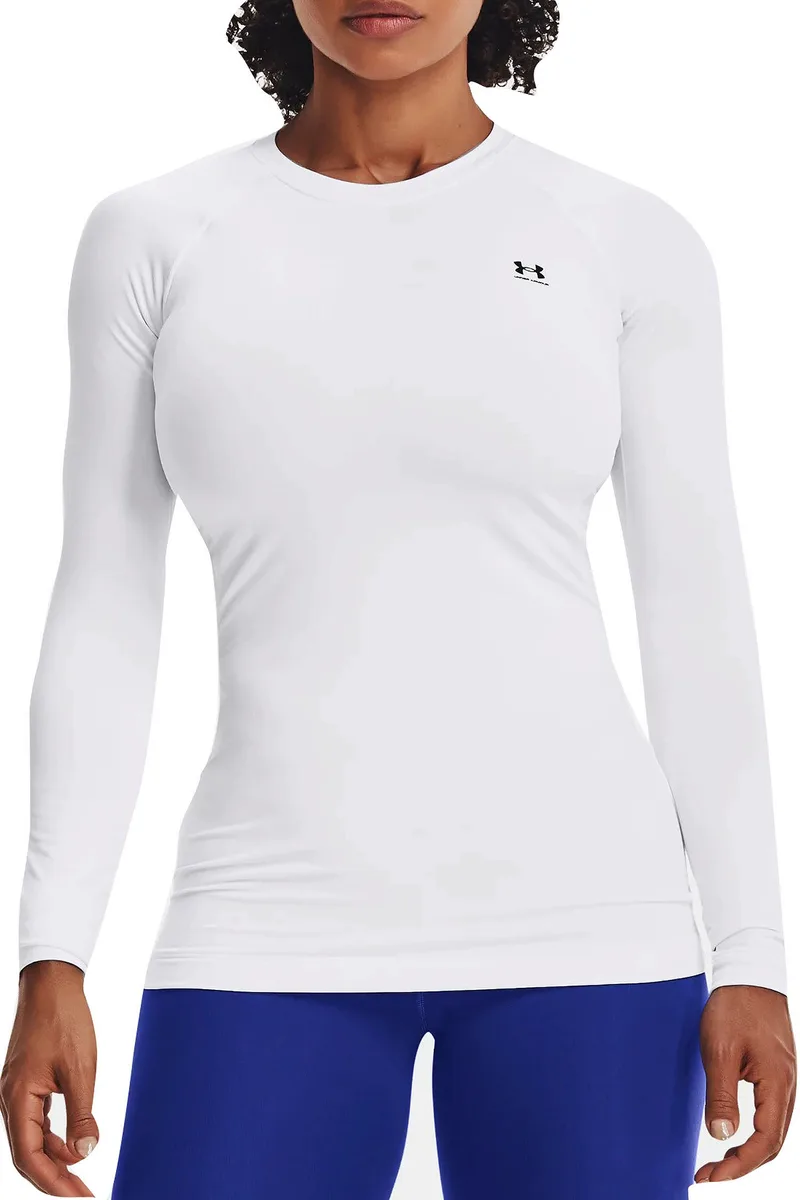 Μπλούζα Μακρυμάνικη Under Armour Authentics Crew 1368701-100 Γυναικείο