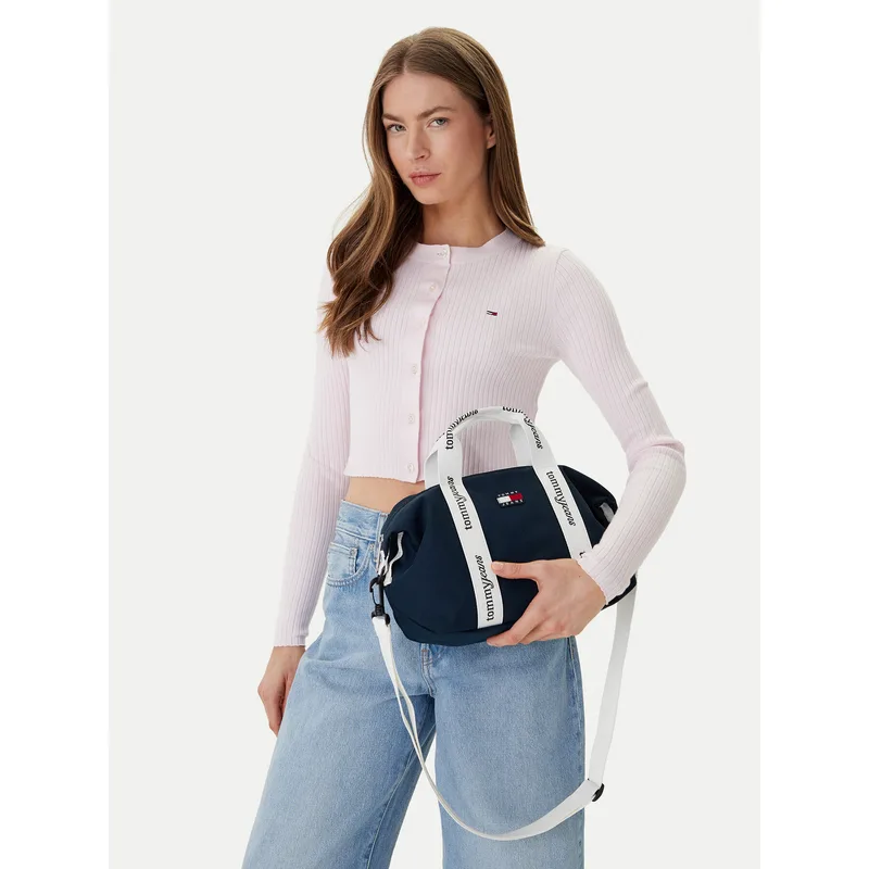 Τσάντα Tommy Jeans Ess Daily Mini Tote AW0AW18460 Σκούρο μπλε