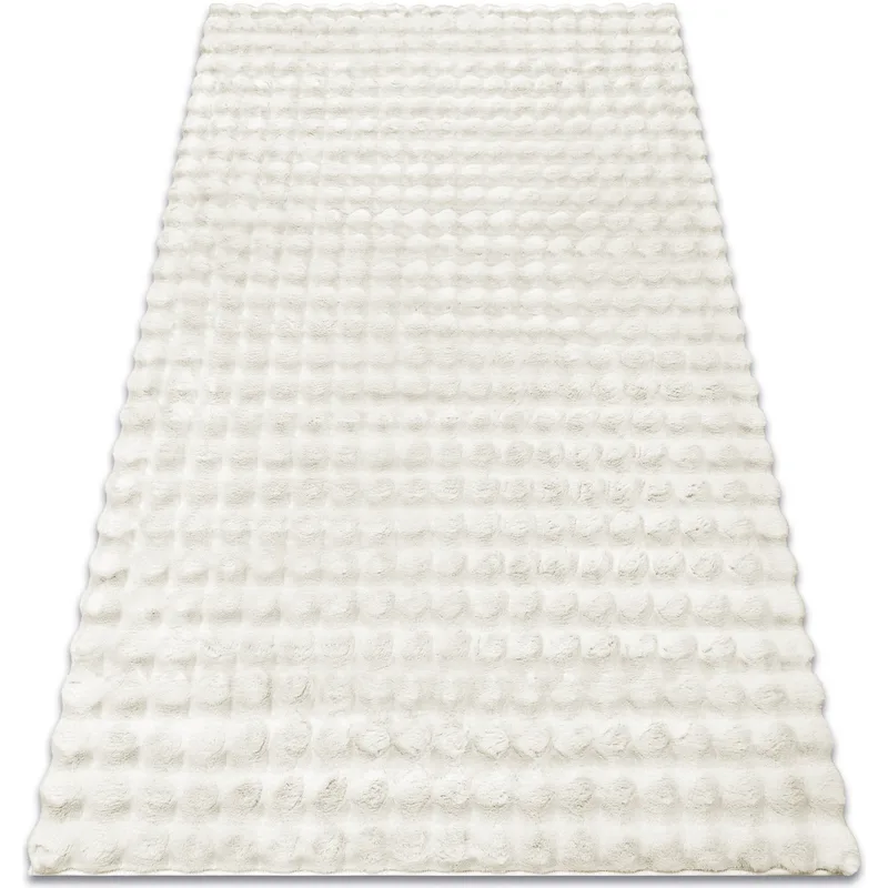 Χαλιά Rugsx Μοκέτα BUBBLE λευκό 11 IMITATION OF RAB 120x170 cm
