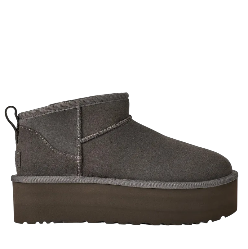 Γυναικεία Classic Ultra Mini Platform Μποτάκια Γκρι UGG 1135092-CHRC