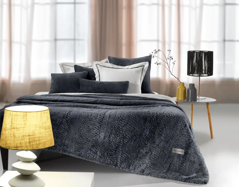 Κουβέρτα Υπέρδιπλη Guy Laroche Crusty Carbon 220x240