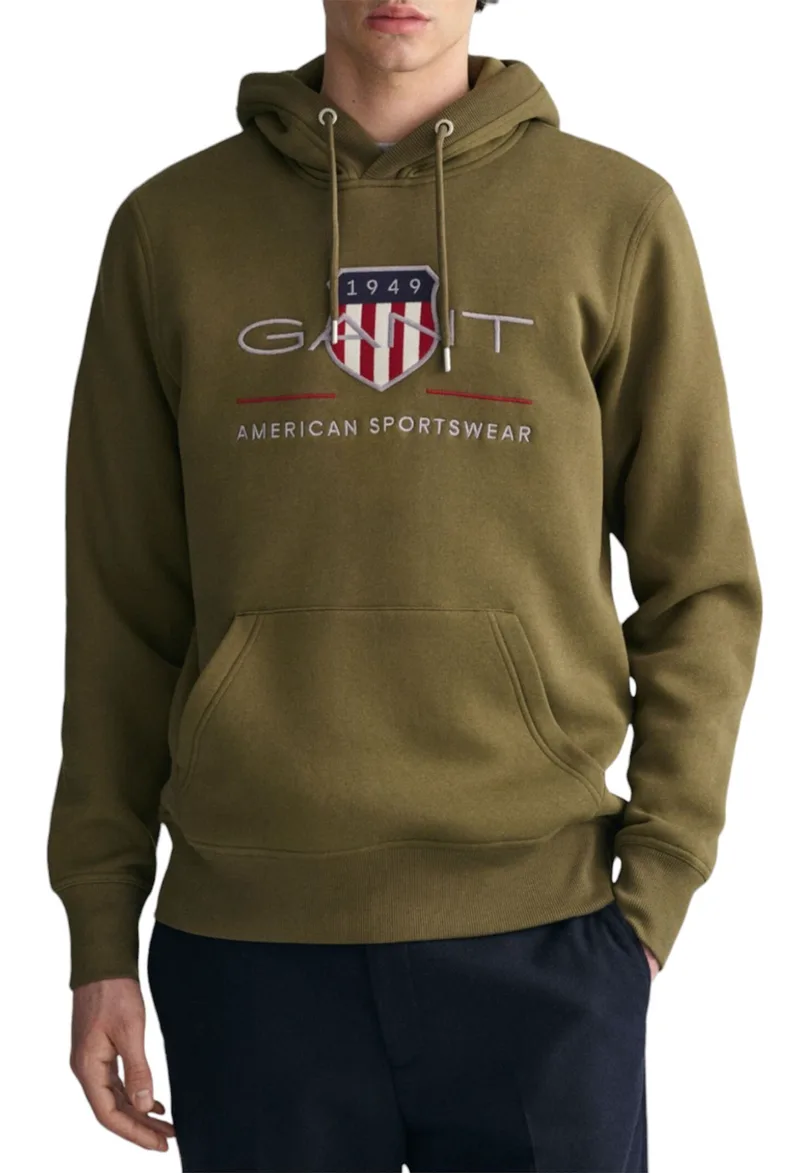 Μπλούζα Μακρυμάνικη Gant Reg Archive Shield Hoodie 2047082-301 Ανδρικό