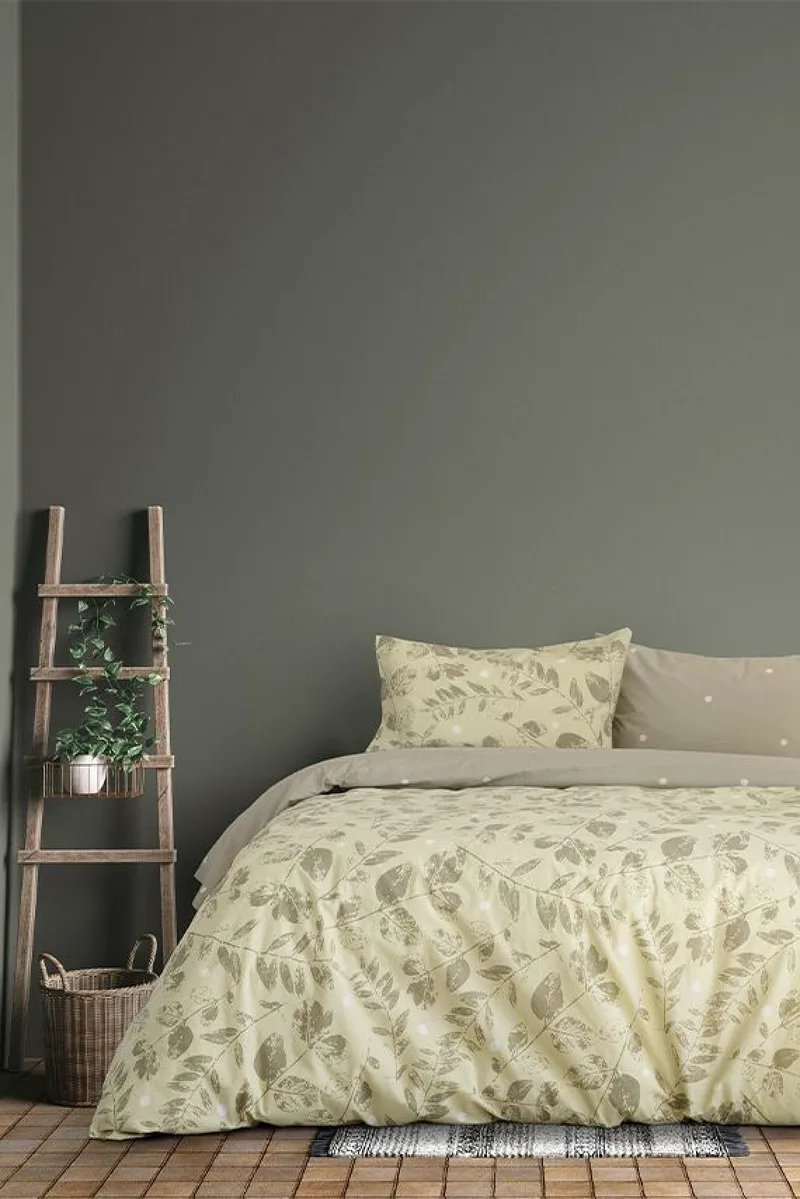 Σετ Σεντονια Μονα Fueglio Olive Green Kocoon 270x160x0cm Μονόχρωμο
