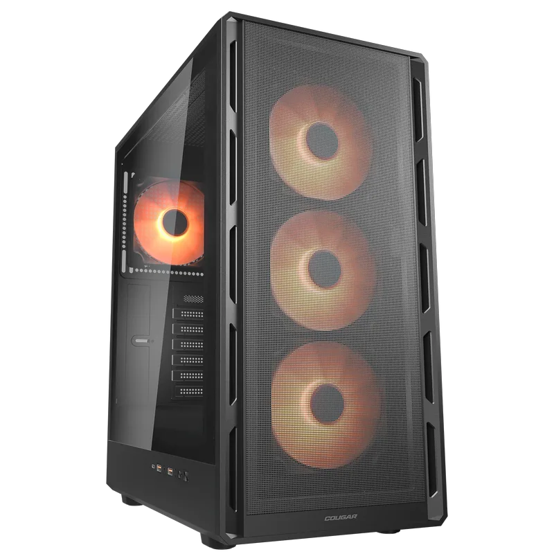 COUGAR Gehäuse Midi-Tower Airface Pure PRO, ARGB, Μαύρο