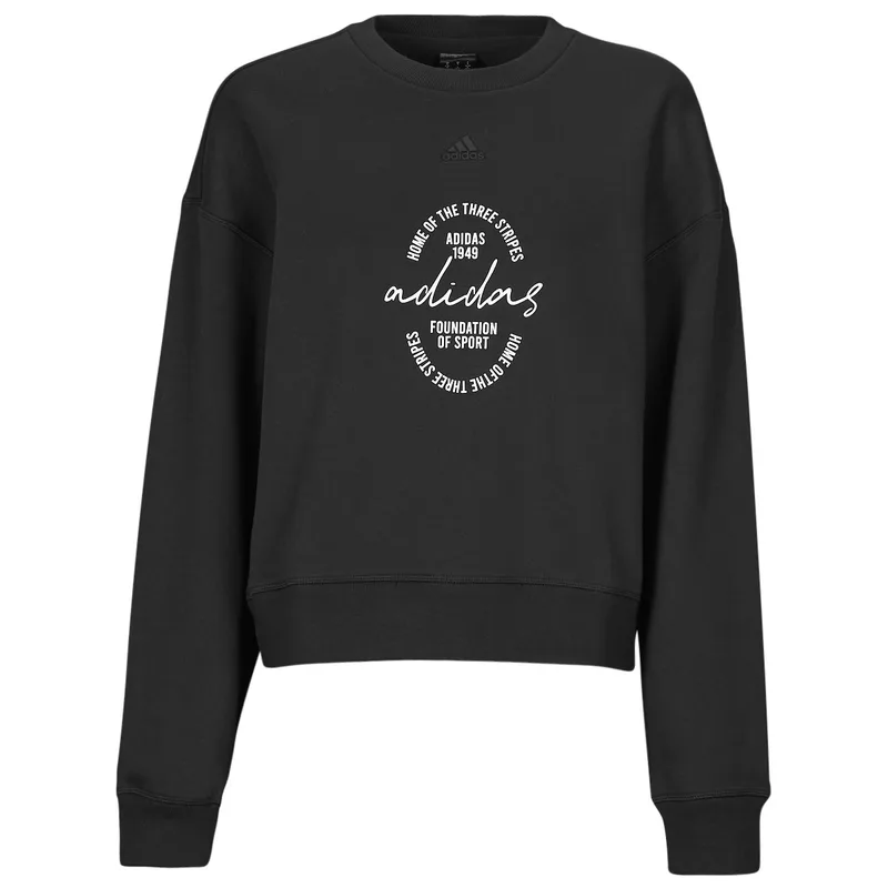 Αθλητικό T-shirt adidas Signature Graphic Print Fleece Loose Sweatshirt