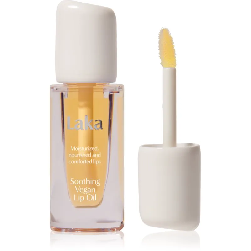 Laka Soothing Vegan Lip Oil Έλαιο για τα χείλη με καταπραϋντική δράση απόχρωση Nourishing Yellow 4.5 ml