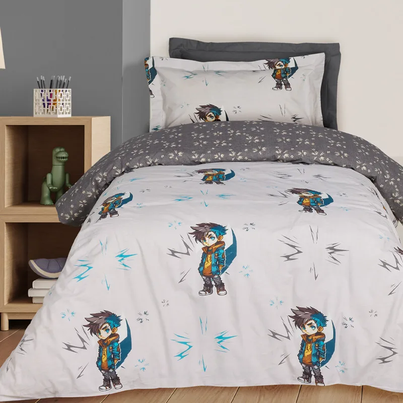 Σεντόνια Μονά Σετ Das Home Kids 4939 Grey