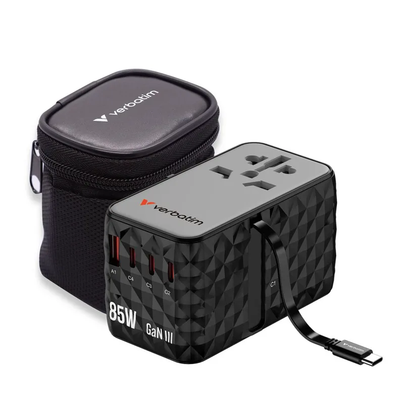 Verbatim Charge'n'Travel Diamond 85W Retractable Cable CNT-02