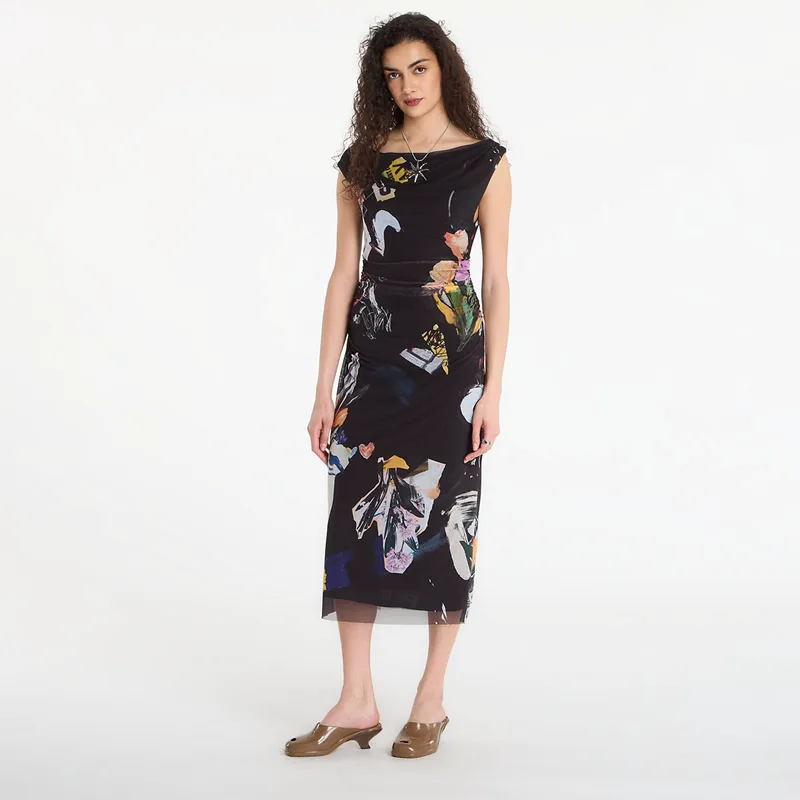 Φόρεμα Desigual Vest Delaware Dress Black L