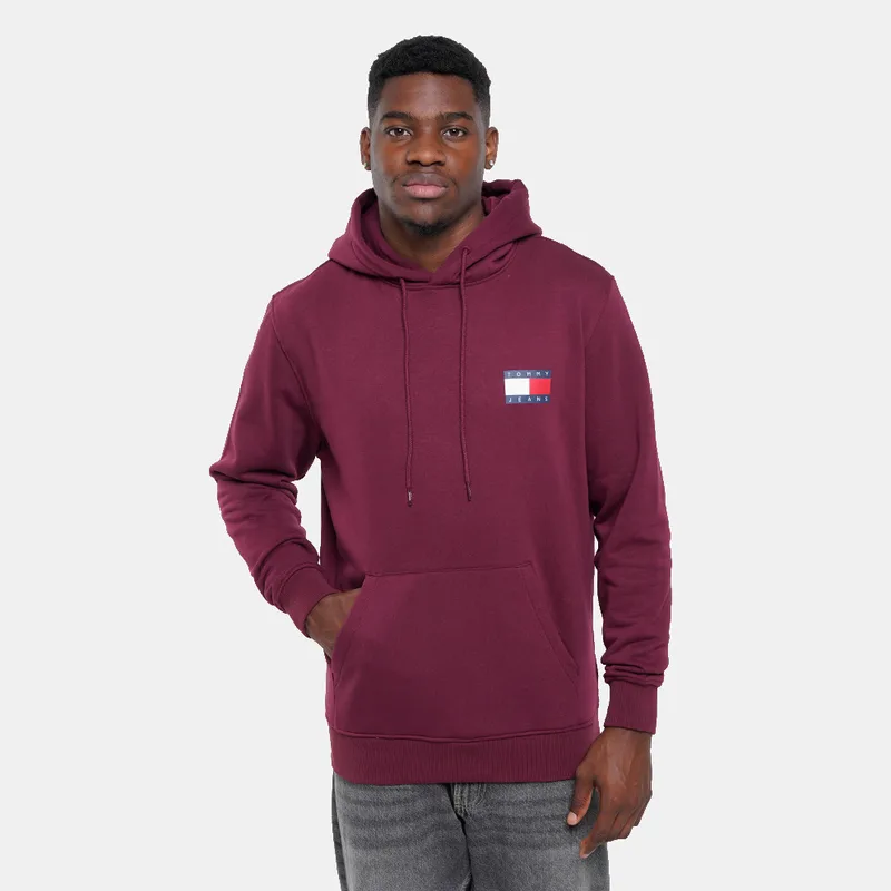 Tommy Jeans Essential Flag Ανδρική Μπλούζα με Κουκούλα (9000250319_89576)