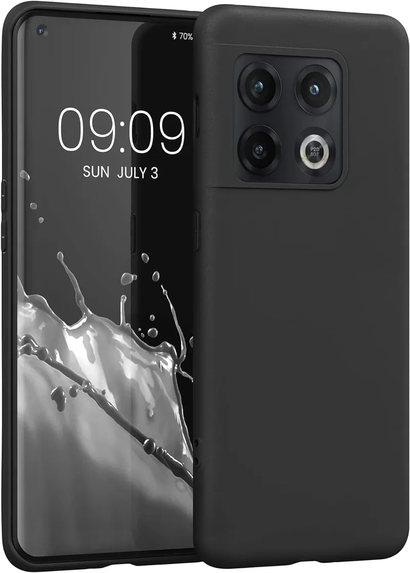 KWmobile Θήκη Σιλικόνης OnePlus 10 Pro - Black Matte (57245.47)