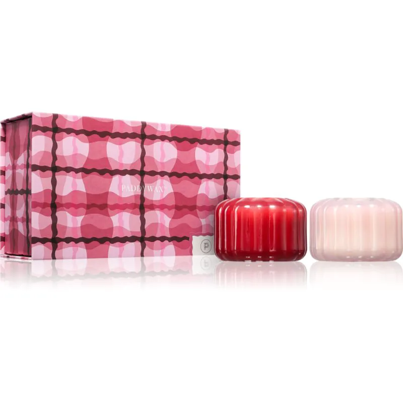 Paddywax Ripple Rose & Gardenia σετ δώρου