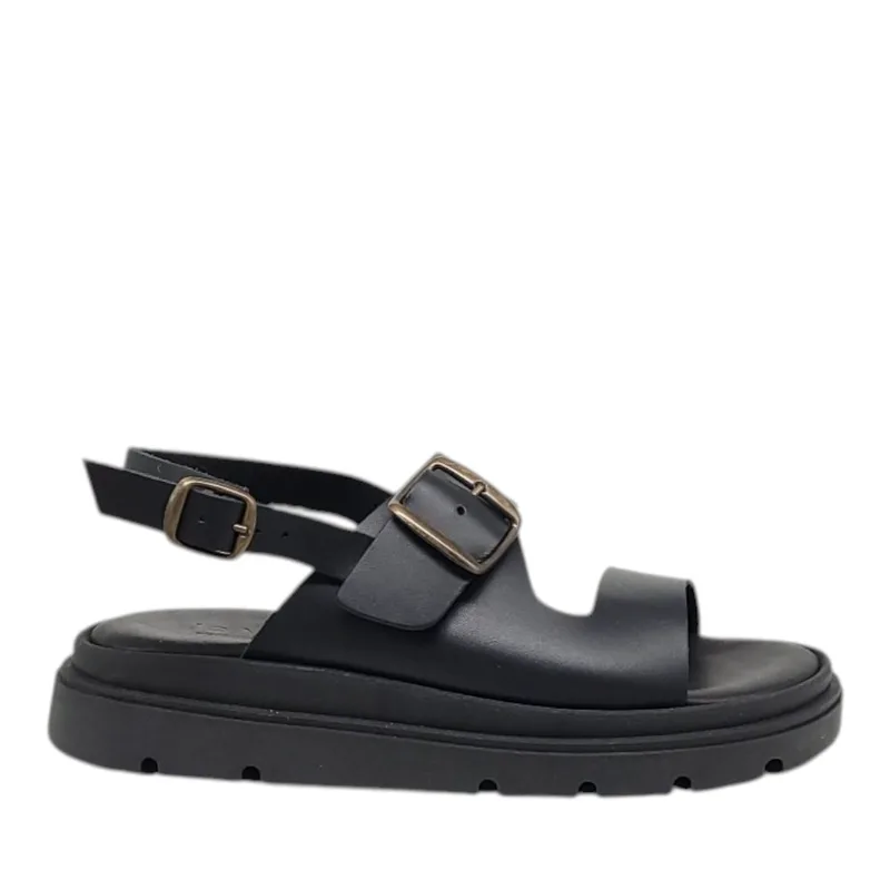 Fitrakis Collection Γυναικεία flatform 300-60 μαύρο