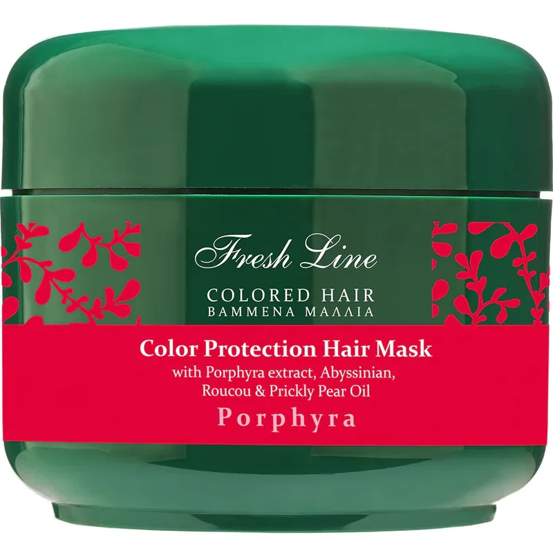 Fresh Line Colored Hair Porphyra Color Protection Mask Μάσκα Πορφύρα Προστασίας Χρώματος για Βαμμένα Μαλλιά 200ml