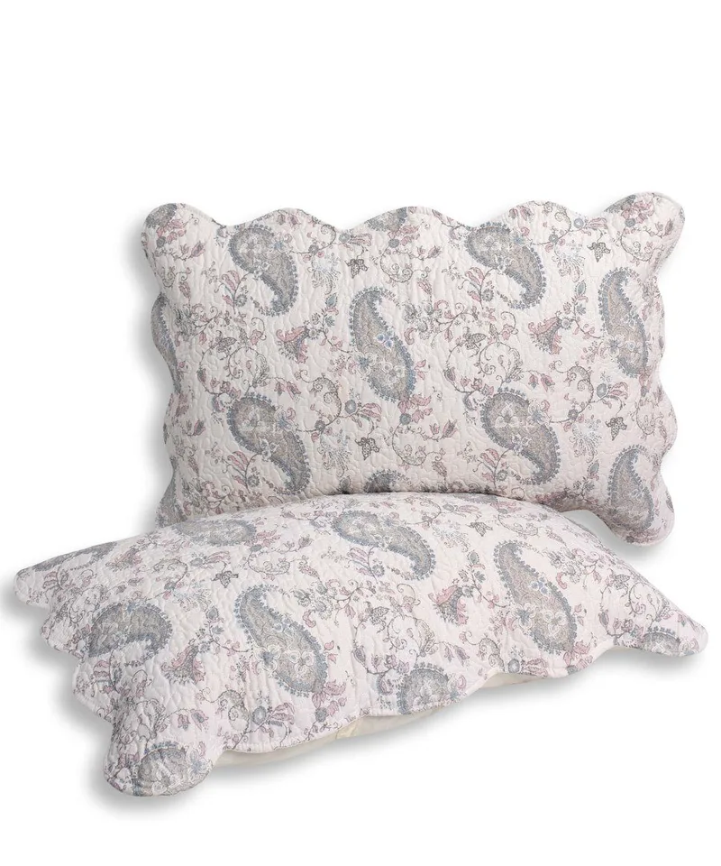 Μαξιλαροθήκη Διακόσμησης Silk Fashion Patch Λαχούρι Σιέλ 48x72